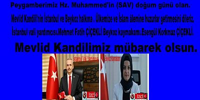 Mevlid Kandili mesajı