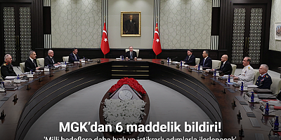 MGK’dan 6 maddelik bildiri: Terörsüz Türkiye vurgusu