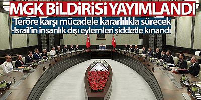 MGK'dan terörle mücadele vurgusu