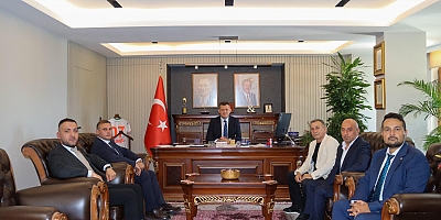 MHP BEYKOZ İLÇE BAŞKANLIĞI TARAFINDAN YENİ ATANAN KAYMAKAMA HOŞ GELDİN ZİYARETİ
