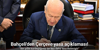 MHP Genel Başkanı Bahçeli: 