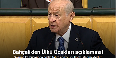 MHP Lideri Bahçeli: 