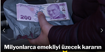 Milyonlarca emekliyi üzecek kararın eli kulağında