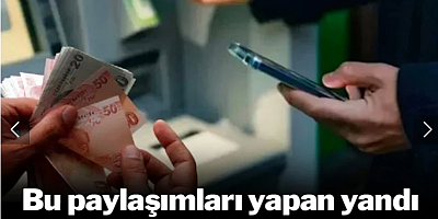 Milyonlarca kişinin banka hesabına bu paylaşımlar nedeniyle el konulacak