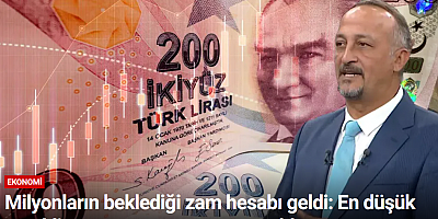 Milyonların beklediği zam hesabı geldi: En düşük emekli maaşı ve memur maaş tablosu
