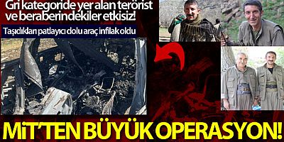 MİT'ten büyük operasyon, aranan terörist ve beraberindekiler etkisiz!