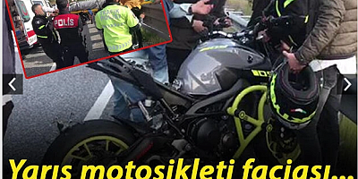 Motosikletin kontrolünü kaybeden sürücü bariyerlere çarptı: 2 ölü