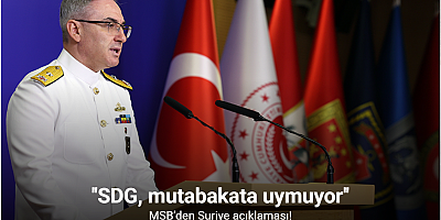 MSB kaynaklarından SDG açıklaması!