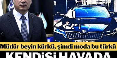 Müdür Ankara’ya uçtu aracı peşinden koştu