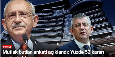 Mutlak butlan anketi açıklandı: Yüzde 52 kararı yanlış buldu