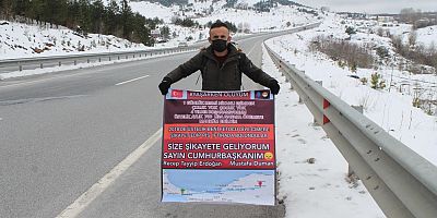 Nafaka mağduru sesini duyurmak için Kastamonu'dan İstanbul'a yürüyecek