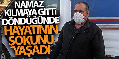 Namaz kılmaya gittiği sırada, kamyonetinden 21 bin lira parası çalındı