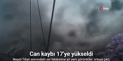 Nepal'deki sel felaketinde can kaybı 17'ye yükseldi