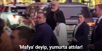 New York'ta Arnavutluk Başbakanı Rama'ya yumurtalı protesto