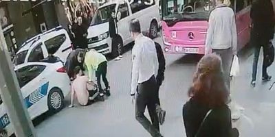 Nişantaşı'nda kadın trafik polisinden hayat kurtaran müdahale