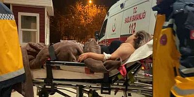 Öfkeli koca eşini 6 yerinden bıçakladı