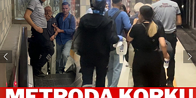 Öğrencilerin şakası yaşlı adamı raylara düşürdü! Metroda korku dolu dakikalar