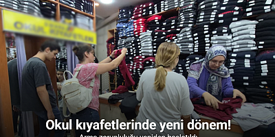 Okul kıyafetlerinde yeni dönem
