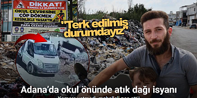 Okul önündeki arazi atık deposuna döndü: Mahalleli kamera taktırdı, yine durmadılar