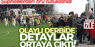 Olaylı derbide detaylar ortaya çıktı