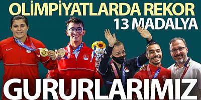 Olimpiyatlarda rekor geldi: 13 madalya