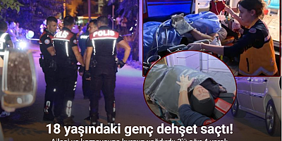 Önce komşusunu sonra annesi ile kardeşini ardından kendini vurdu