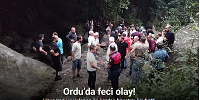 Ordu’da uçuruma yuvarlanan iki kardeş hayatını kaybetti