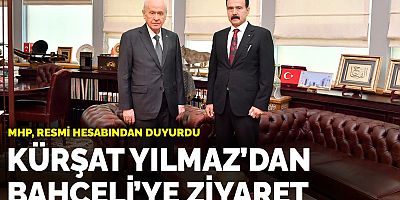 Organize suç örgütü lideri Kürşat Yılmaz'dan MHP lideri Bahçeli'ye ziyaret