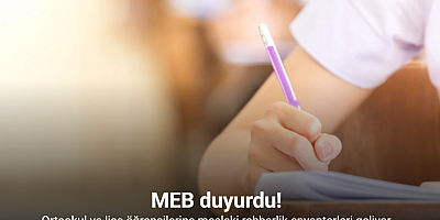 Ortaokul ve lise öğrencilerine mesleki yol haritası: İlgi ve beceri envanterleri uygulanacak