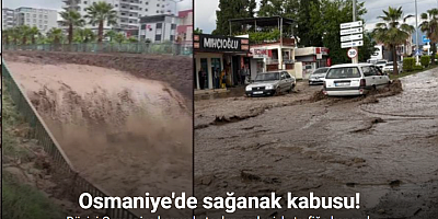 Osmaniye’de aynı gün içerisinde ikinci defa sel felaketi yaşadı