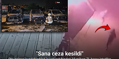 Oto galeriyi kundakladılar: İş yeri sahibinden 10 milyon TL haraç istediler