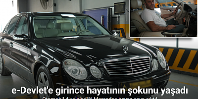Otomobil diye bindiği Mercedes beyaz eşya çıktı