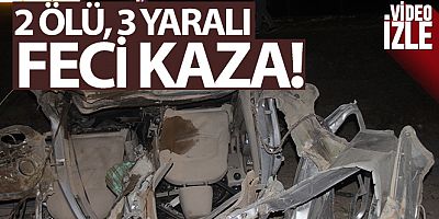 Otomobil ile hafif ticari araç çarpıştı: 2 ölü, 3 yaralı