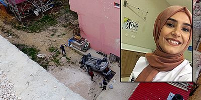 Otomobiliyle 30 metreden bahçeye uçan genç hemşire kurtarılamadı