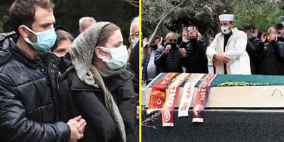 Oyuncu Bige Önal, hayatını kaybeden babası Erhan Önal'ı gözyaşları içinde son yolculuğuna uğurladı