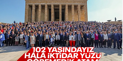 Özgür Özel başkanlığındaki CHP heyeti Anıtkabir'de