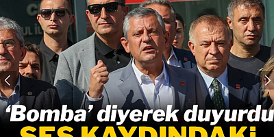 Özgür Özel 'bomba' diyerek duyurdu: Yeni ses kaydındaki kişiyi açıkladı