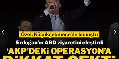 Özgür Özel'den Erdoğan'a 'ABD' eleştirisi: Hakan Fidan'ın açıklamasını hatırlatarak tepki gösterdi