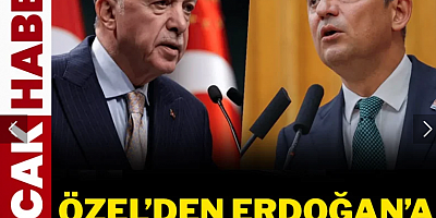 Özgür Özel'den Erdoğan'a cellat yanıtı