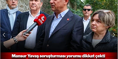 Özgür Özel'den kritik Mansur Yavaş açıklaması