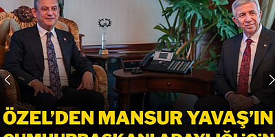 Özgür Özel'den Mansur Yavaş'ın Cumhurbaşkanlığı adaylığı için yeşil ışık gibi sözler!