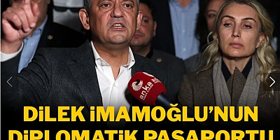 Özgür Özel: Dilek İmamoğlu'nun diplomatik pasaportu iptal edildi