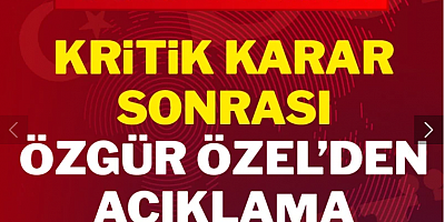 Özgür Özel: Kayyum atamaya cesaret edemezler