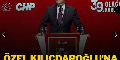 Özgür Özel, Kılıçdaroğlu'na kurultay kürsüsünden böyle yanıt verdi