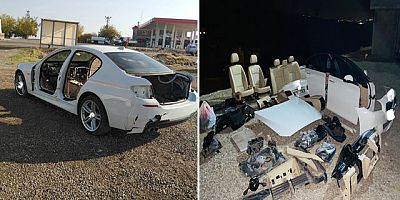Parçalara ayırdığı hacizli aracını icra yoluyla satın alma planını jandarma bozdu 