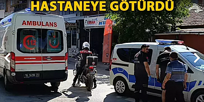 Parkta bıçakladığı kocasını elektrikli bisikletle hastaneye götürdü
