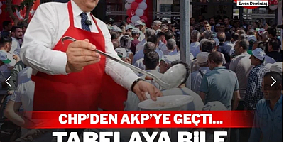 Parti rozeti değişti, tabelayla hesaplaştı