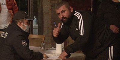 Pendik'te kısıtlamayı delip restoranda alkol alan şahıstan ilginç cevap