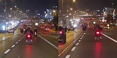 Pendik'te ‘tek teker' magandası kamerada
