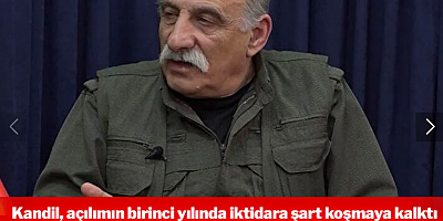 PKK elebaşının cüretine bakın!